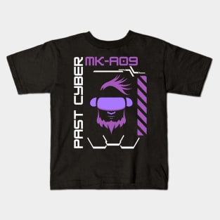 Cyberpunk Mk-A09 Purple Kids T-Shirt